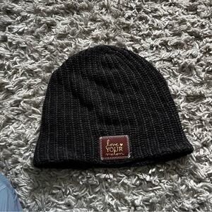 love your melon grey beanie hat